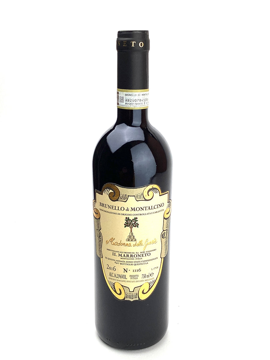 2016 Il Marroneto Brunello di Montalcino Madonna delle Grazie, 750ml ...