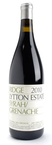 2010 Ridge Syrah/Grenache Lytton Estate, 750ml