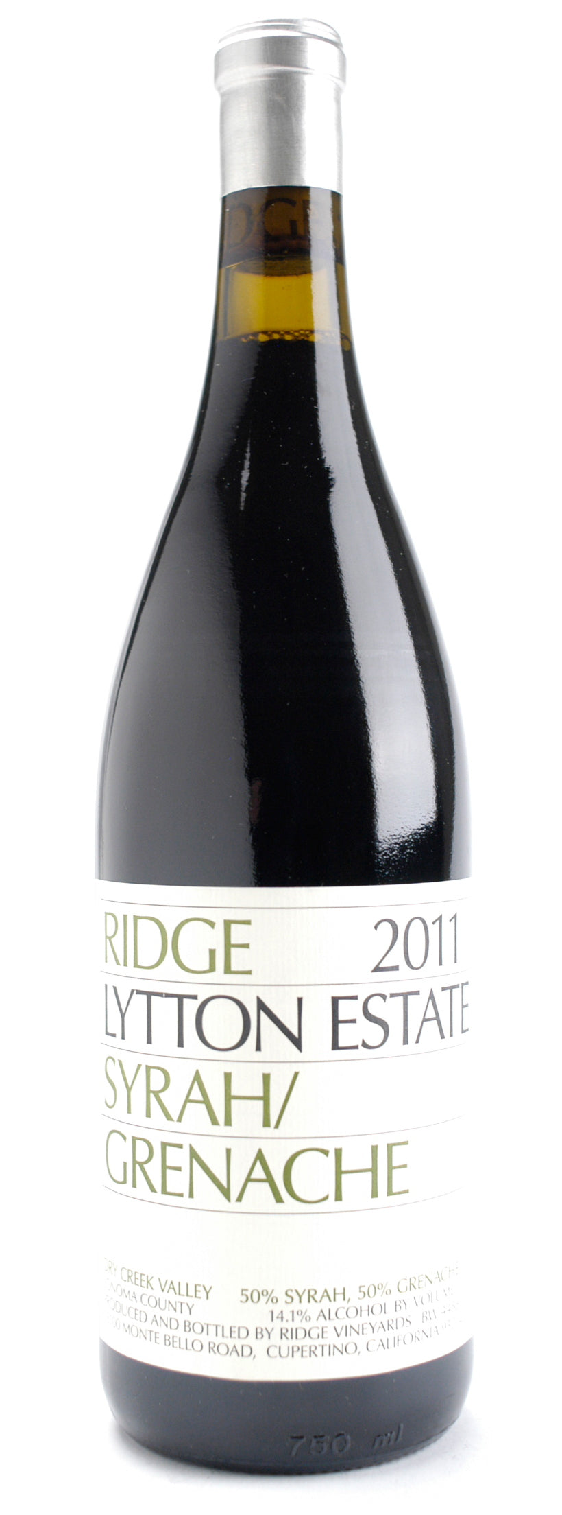 2011 Ridge Syrah/Grenache Lytton Estate, 750ml